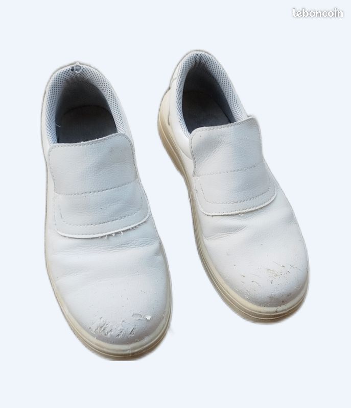 Une paire de chaussures de sécurité blanche taille 41 (image 1)