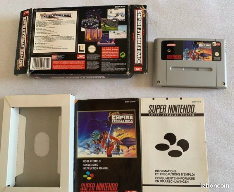 Super Star Wars Empire Strike Back super Nintendo édition JVC complet bon état (image 6)
