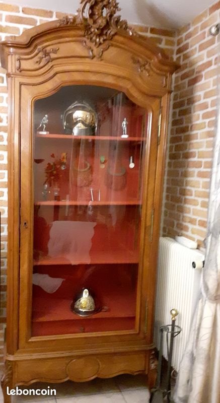 Armoire Louis XV 1 porte a étagères (image 1)