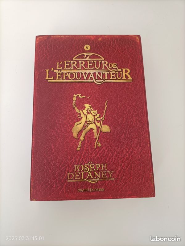 Livre roman L'erreur de l'epouvanteur (image 1)