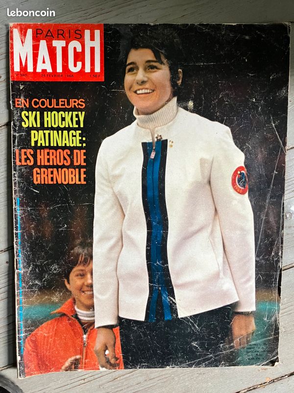 Paris Match n°985 ★ 24 février 1968 ★ Rétrospective des Jeux Olympiques
