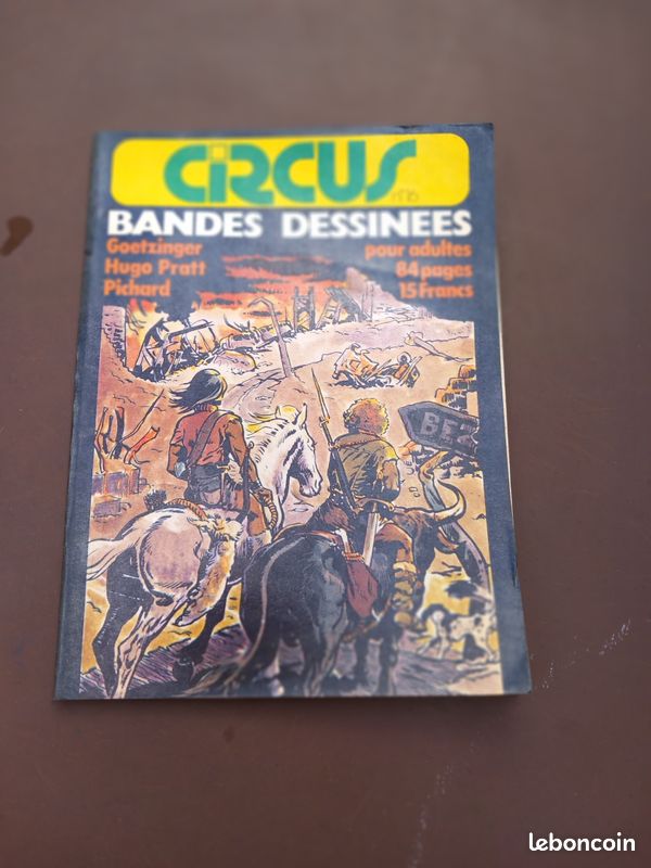 Bande dessinee bd circus 1979 n° 16 goetzinger glenat (image 1)
