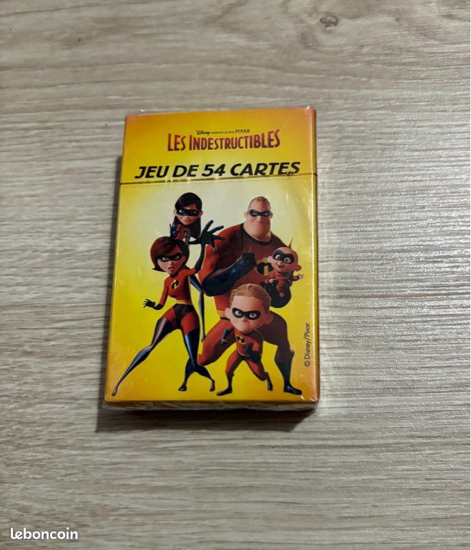 Jeu de cartes les indestructibles Disney pixar (image 1)