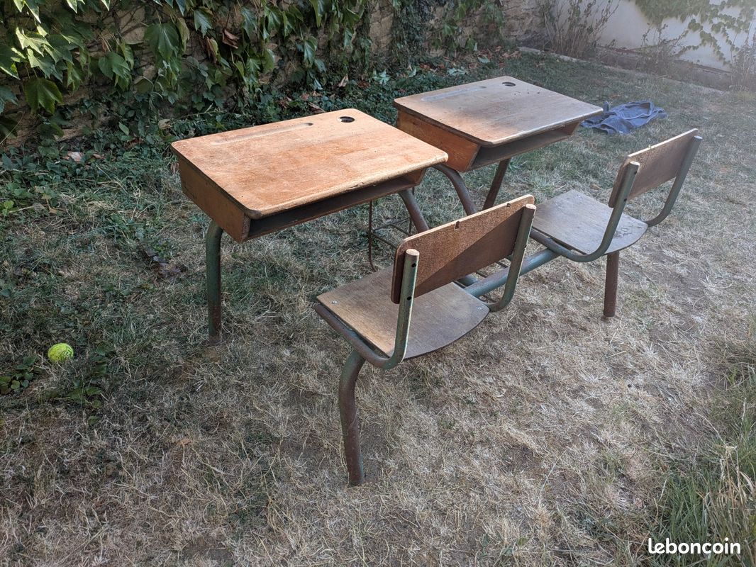 Bureau écolier ancien (image 3)
