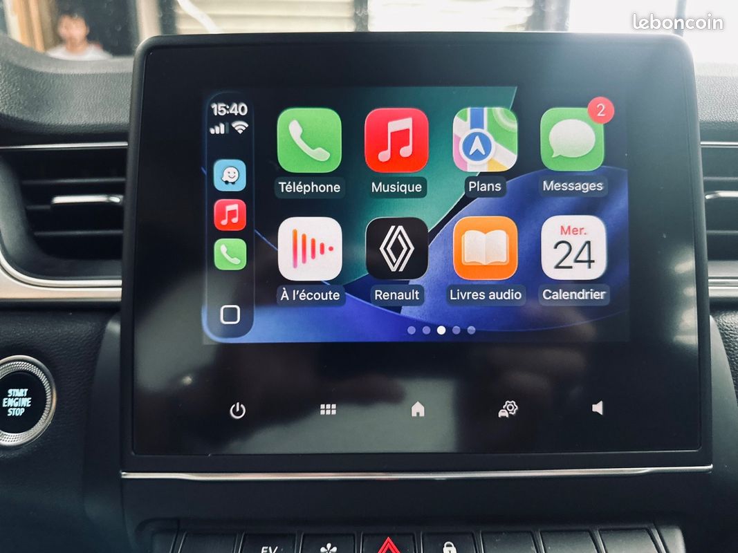 Renault CAPTUR 1.6 145CH Intens + CARPLAY + CAMERA + 2EME MAIN + ENTRETIEN CONSTRUCTEUR + GARANTIE 12 MOIS (image 24)