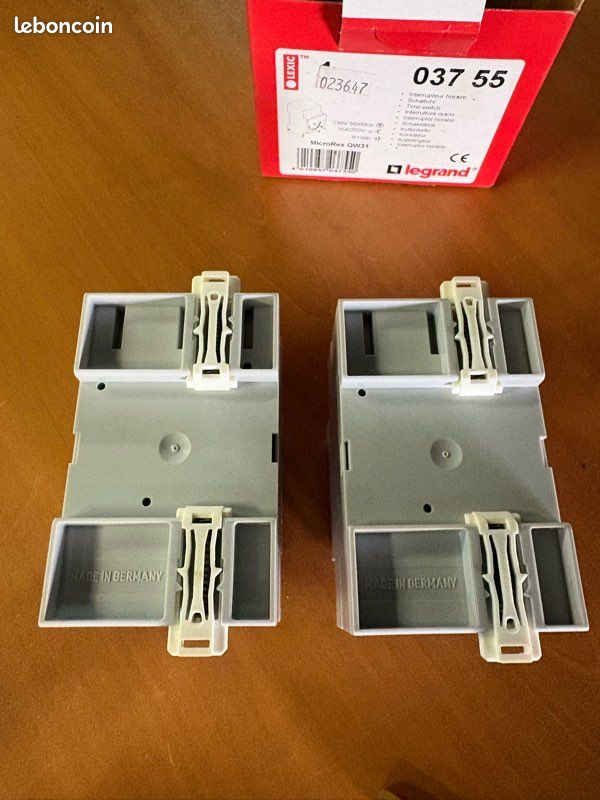 X2 interrupteur horaire analogique Legrand MicroRex QW31 (image 2)