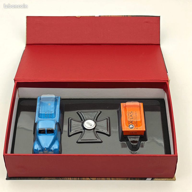 DINKY TOYS ATLAS COFFRET 75 ème ANNIVERSAIRE 1934 - 2009 CITROEN H & PEUGEOT D3A EUR 59,99