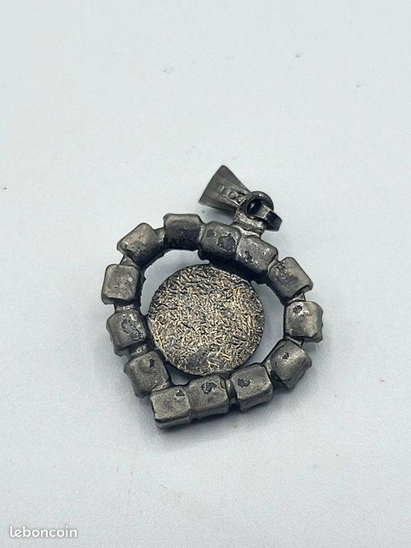 Bijou Lion Plaqué Argent Breloque Lion Miniblings - Pendentif Zodiaque Lion - Argenté - 22mm - Fait Main Berlin Breloque Bracelet Fermoir