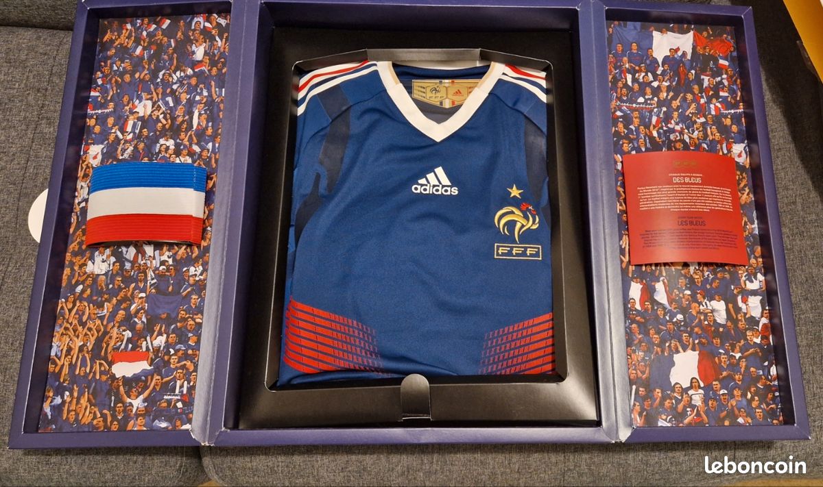 Maillot Adidas Football FFF France Home Rétro RIBERY 2010/11 - L, XL | LineUp. Vintage Football Store