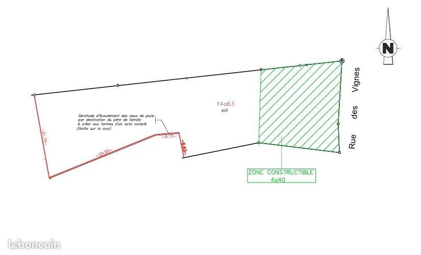 Terrain 1463 m² · à Olwisheim · 1 463 m² · 118 800 €