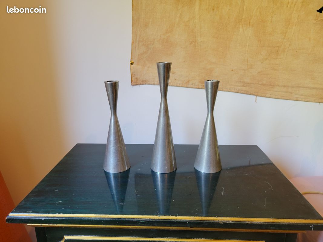 3 bougeoirs design