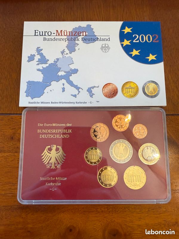Allemagne Série Euro 2002 A - Atelier de Berlin - - Le