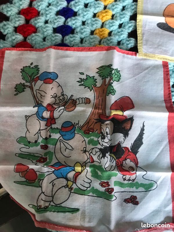 Lot de mouchoirs vintage Disney (image 7)