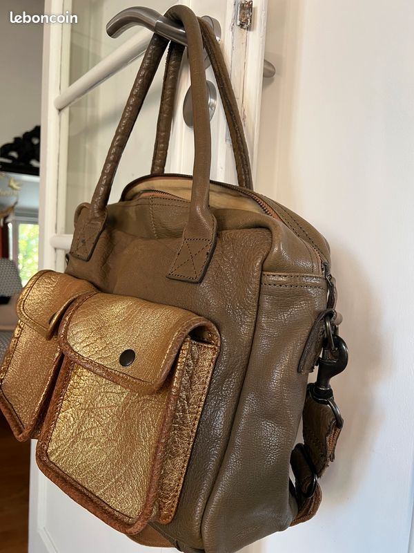 Sac Paul Marius Le Dandy kaki or Accessoires Bagagerie