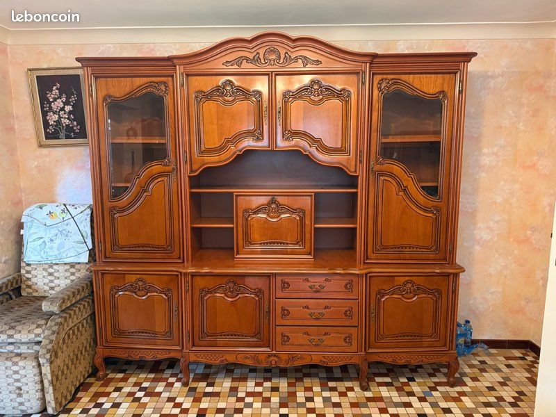 Living / buffet en merisier (image 1)