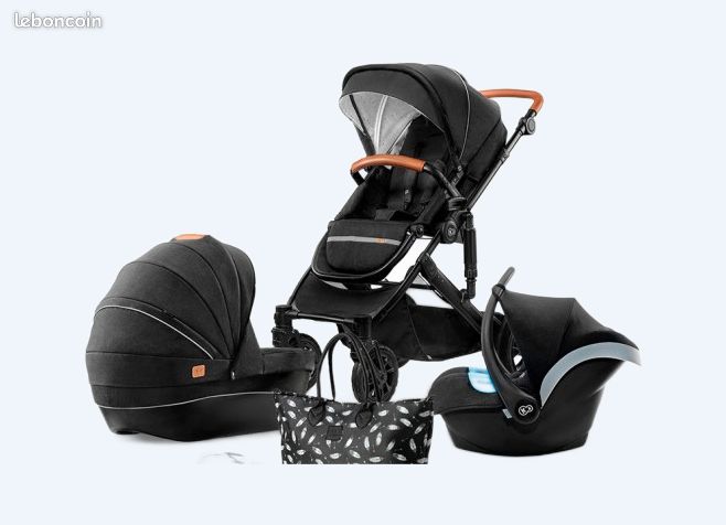 Poussette Kinderkraft 3 en 1 (image 1)
