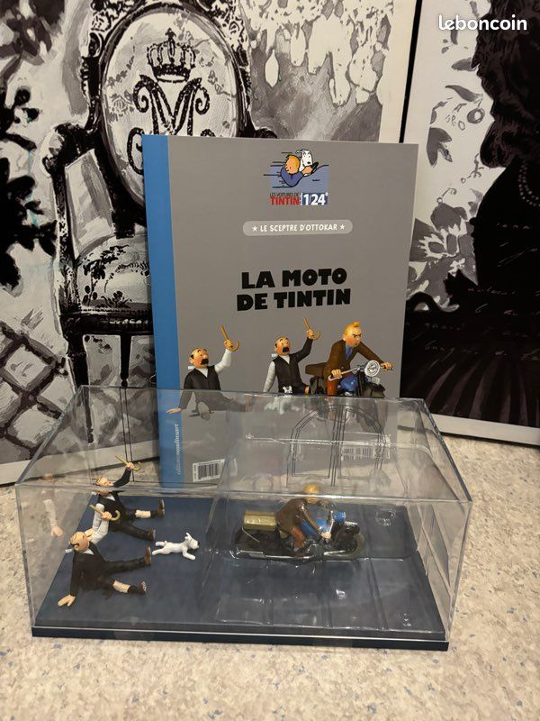 Tintin - Voiture 1:24 - La moto de Tintin - Le sceptre