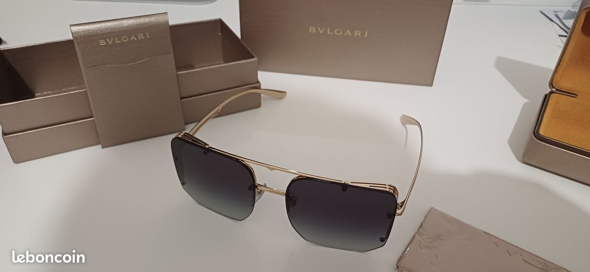 Bvlgari (Bulgari) Lunette de soleil homme Accessoires Bagagerie