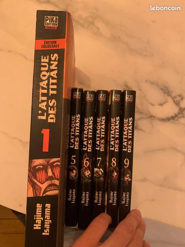 Manga L’Attaque des Titans 1-9 (image 2)