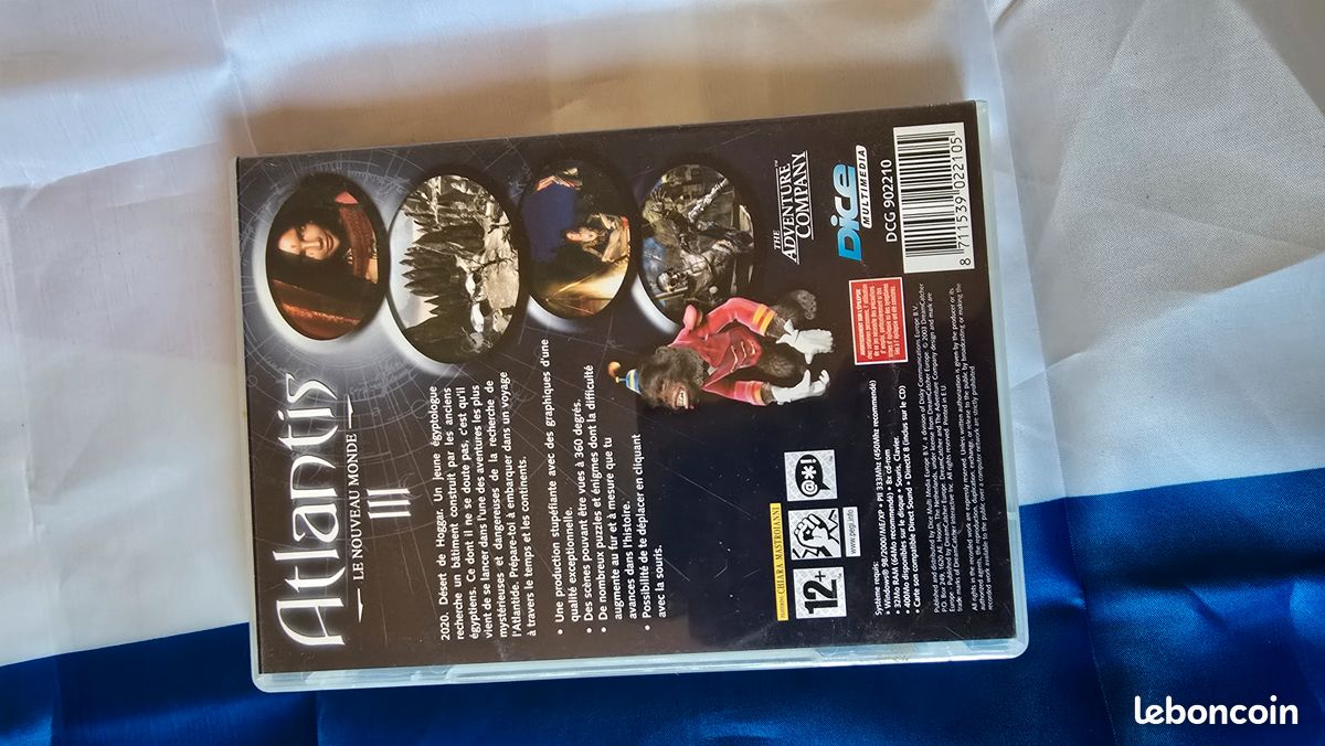 Jeu PC Atlantis III Le Nouveau Monde - CD-Rom Complet Avec Notice - Bon état