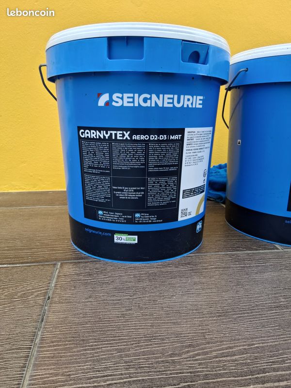 Peinture acrylique Seigneurie-Gauthier pour façades extérieures - Garnytex 15 L x 2 (image 2)