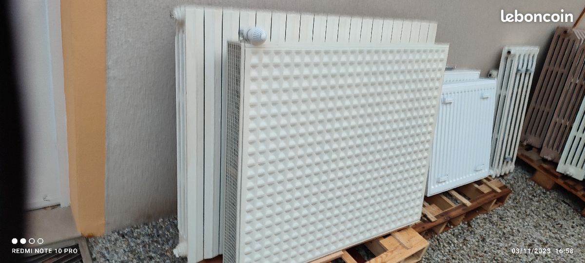 Radiateur en fonte + chaudière gaz FRISQUET (image 1)