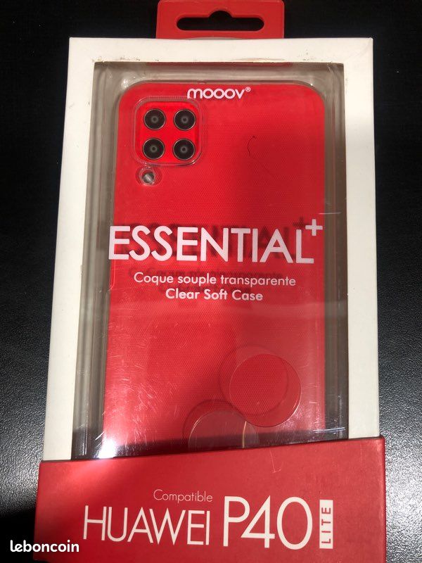 Coque souple transparente de protection pour Huawei P40 Lite (image 2)