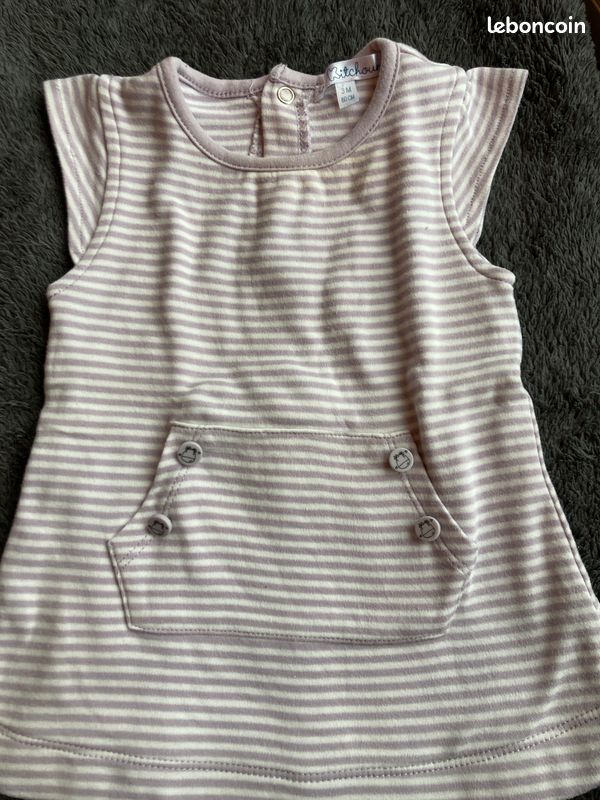 Ensemble bebe fille 3 mois (image 3)