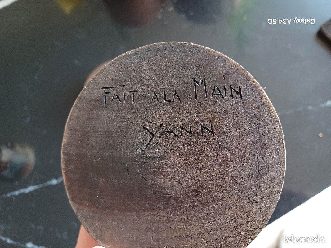 Petit boîte en bois peinte (image 3)