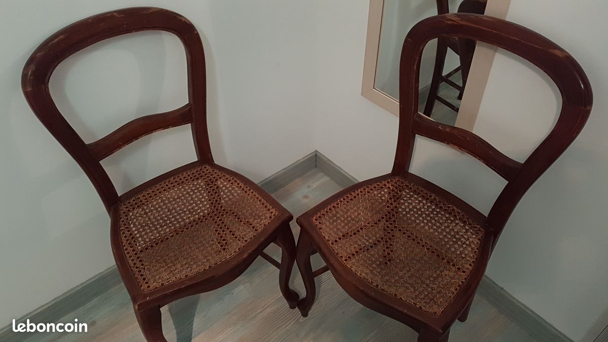 Chaises en cannage (image 2)