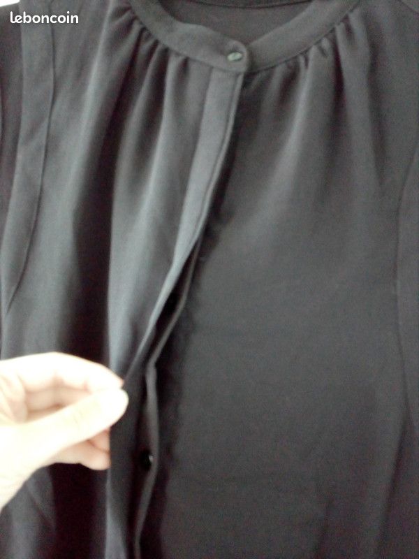 Robe en soie See U Soon noire - 34/36 - NEUF (image 4)