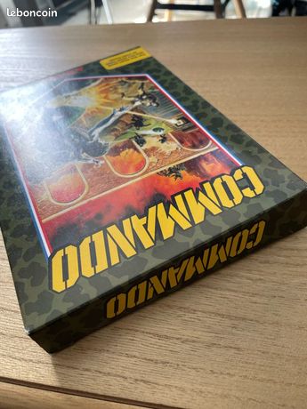 Jeu Vidéo Atari 2600 - Commando (1985), En Boîte Avec Notice, état Correct