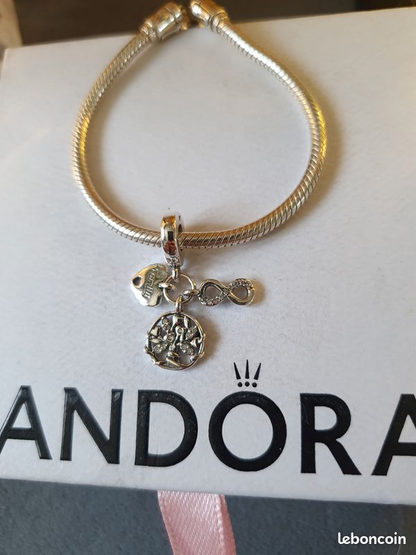 Charm arbre de vie triple pendentifs (image 1)