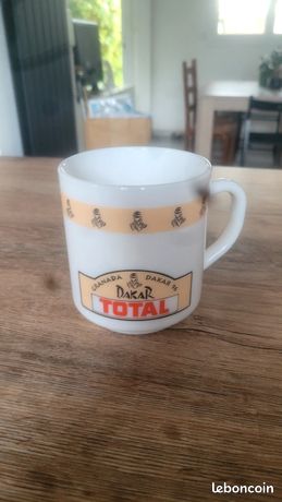 Mug Collector Total Rallye Granada Dakar 96 - En Arcopal, Excellent état - Tasse Rare