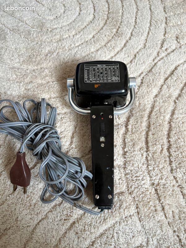 Lampe Projecteur Vintage Bolex Paillard - Années 60 - Avec Boîte Et Notice