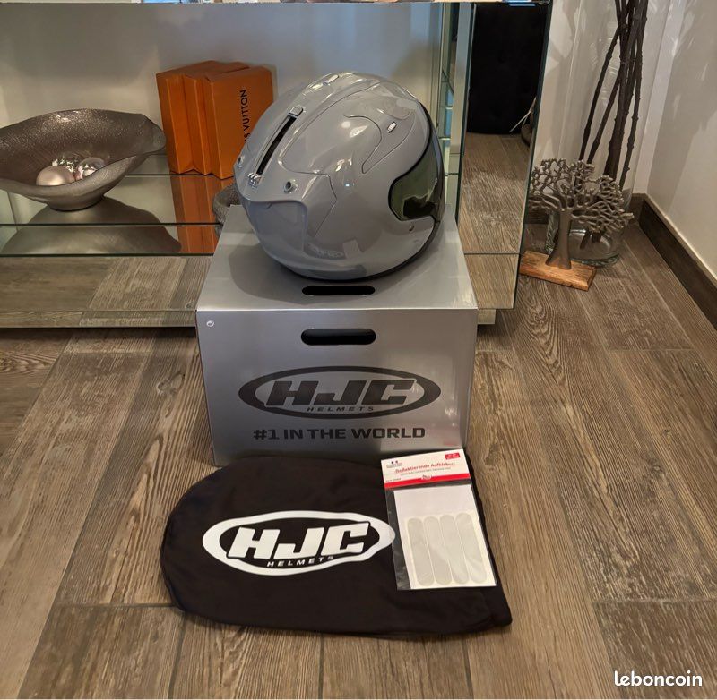 HJC FG JET Gris Nardo visière OR (image 3)