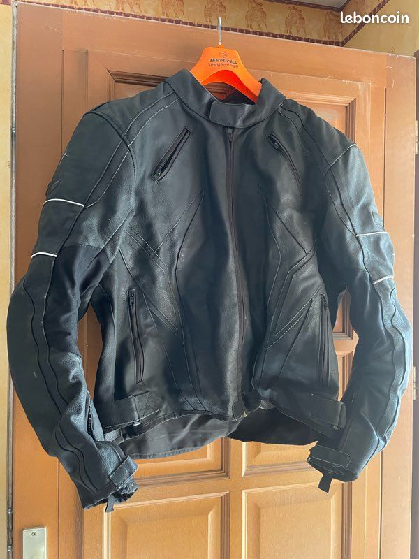 Blouson moto cuir strada Équipement moto