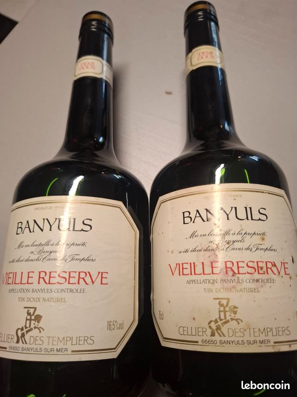 2 bouteilles BANYULS vielles reserve (image 1)