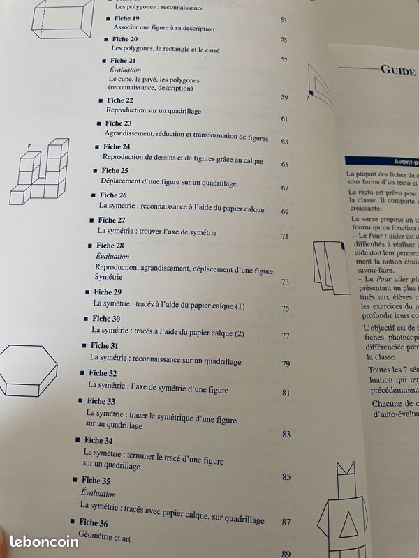 Géométrie CE1 Fiches à photocopier (image 8)