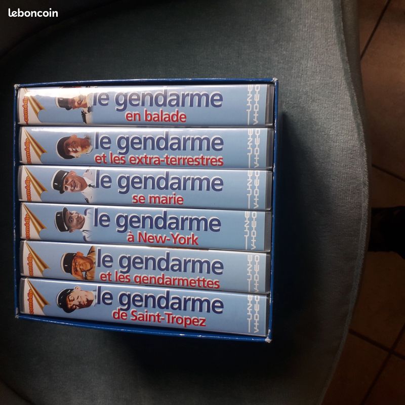 K7 LE GENDARME Louis de Funès coffret de 6 films (image 1)