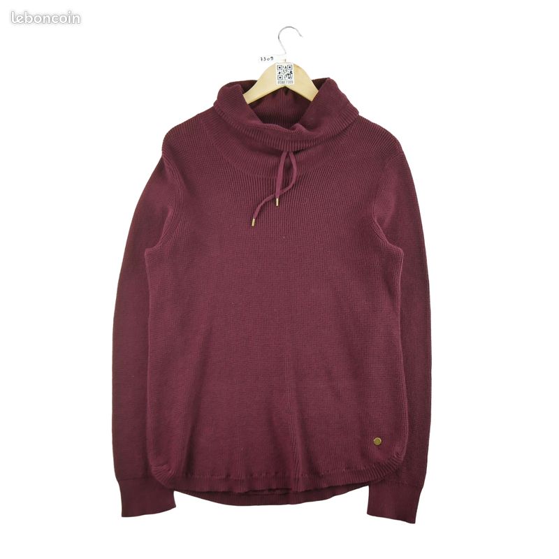 Lauren Ralph Lauren Pull Femme Taille XL Bordeaux #QWE3967 (image 1)