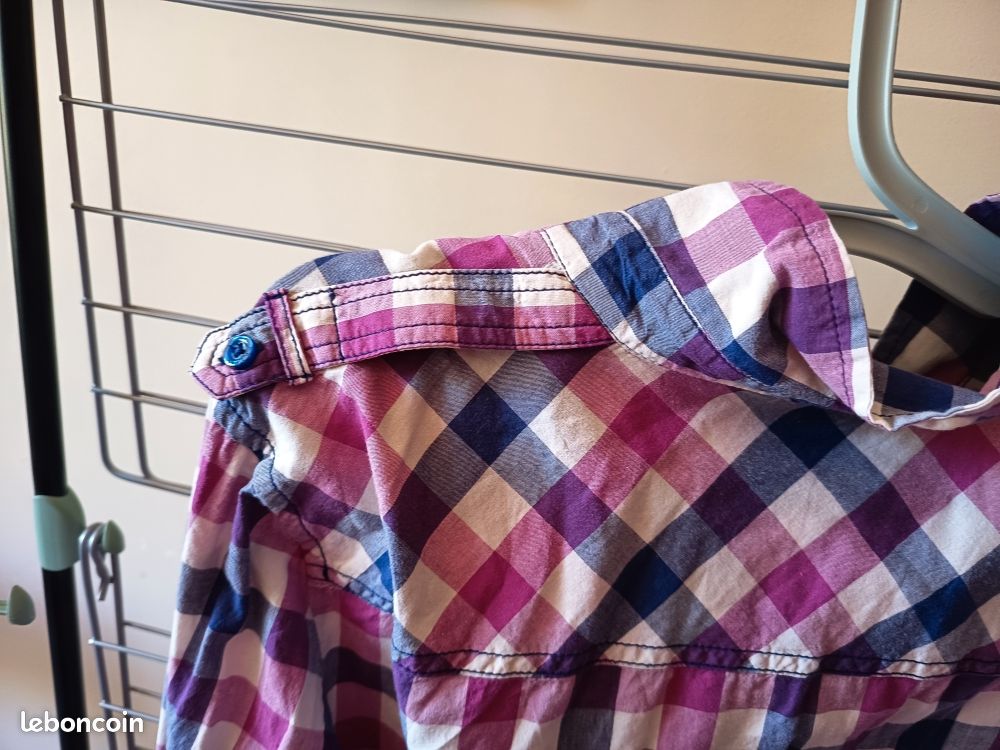 Chemise Femme Esprit Taille 40 - Multicolore, Occasion En Très Bon état, Coupe Regular