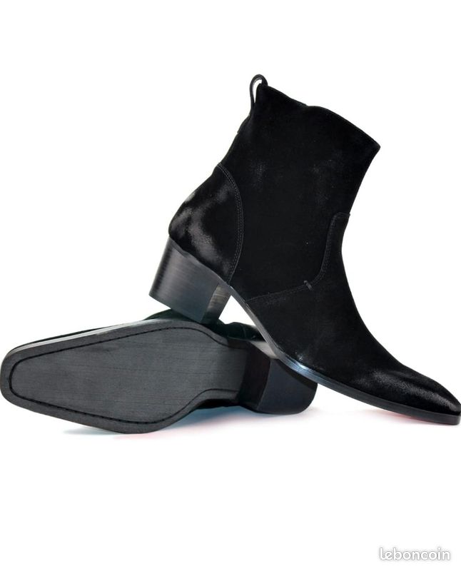 Minnetonka Bottes à double frange à fermeture éclair latérale pour