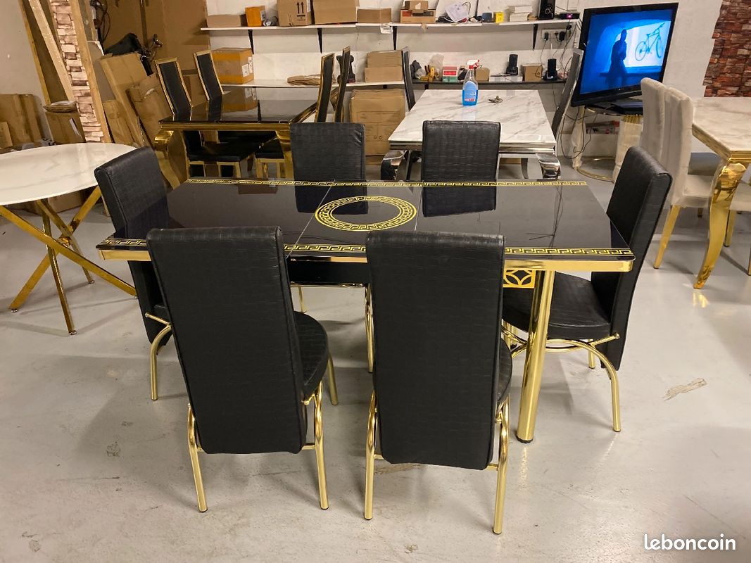 Table a manger avec 6 chaises meilleur prix (image 1)