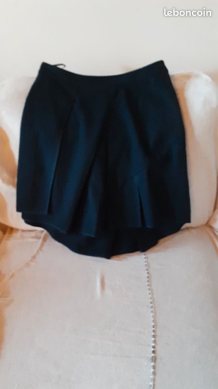 Jupe originale en laine Comptoir des cotonniers t 40 (image 1)