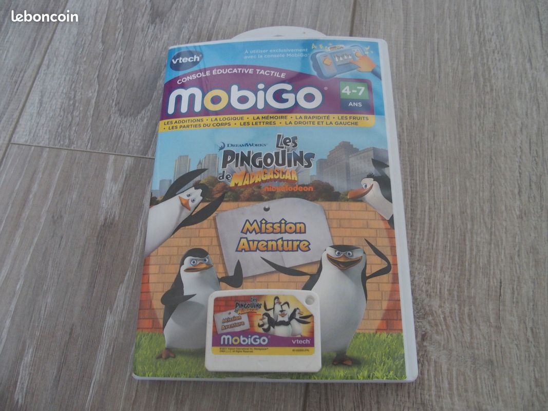 Jeu pour console Mobigo VTECH "Les pingouins"CANOU (image 1)