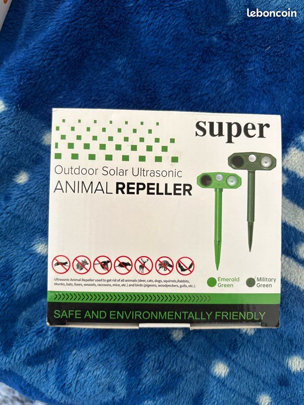 Anti Chat Répulsif Ultrason Anti-Chat Solaire - Éloigne Chats, Rongeurs Et Animaux Sauvages Étanche Avec Détecteur De Mouvement Répulsif Ultrason Chat Extérieur