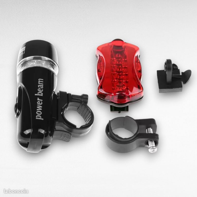 Phare De Vélo LED Rechargeable Rétro - 3 Ampoules, Batterie 1200mAh, étanche, Pour Vélo Vintage, Nuit, Accessoire Cyclisme
