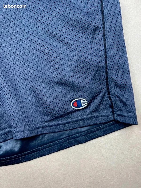 Champion Short de sport vintage Mesh bleu marine Xl ss2099 #SS (image 4)