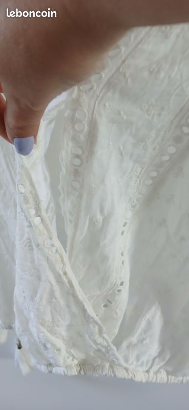 Blouse blanche Bohème Mango T40 (image 13)